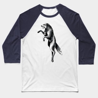 Fierce Wolf Baseball T-Shirt